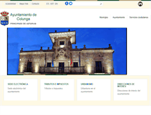 Tablet Screenshot of colunga.es